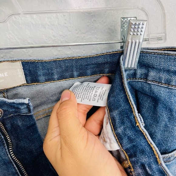 EVERLANE The Cheeky Jean Medium Wash High Waist Denim Jeans 30 - Picture 6 of 6